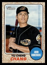 Yu-Cheng Chang 2017 Topps Heritage Minor League #80 Akron RubberDucks ROOKIE RC