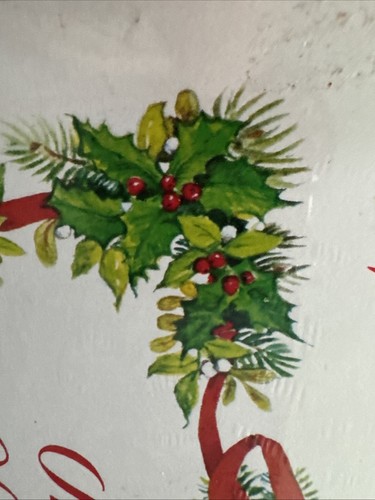 Cartoline Corona Buon Natale Studio Fattoria Rossa Vintage NUOVE Confezione da 24 - Foto 3 di 8