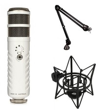 Rode Podcaster Microphone with Boom Arm and Shock Mount