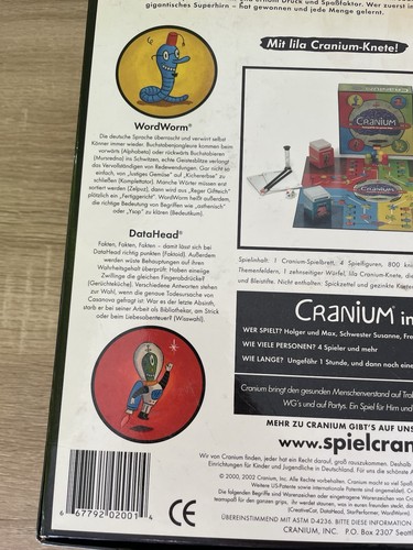 CRANIUM Teamspaß für den ganzen Grips Gesellschaftsspiel Hasbro teilweise Neu - Bild 15 von 16