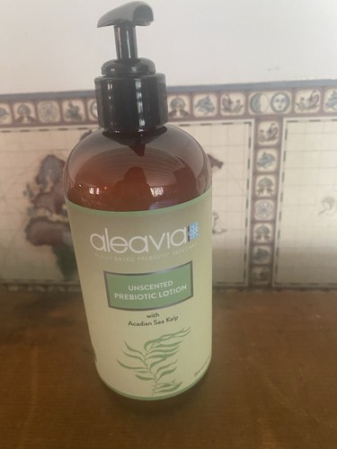 Alevia Lotion präbiotisch unparfümiert mit akadischem Seetang Pumpflasche 12 Unzen