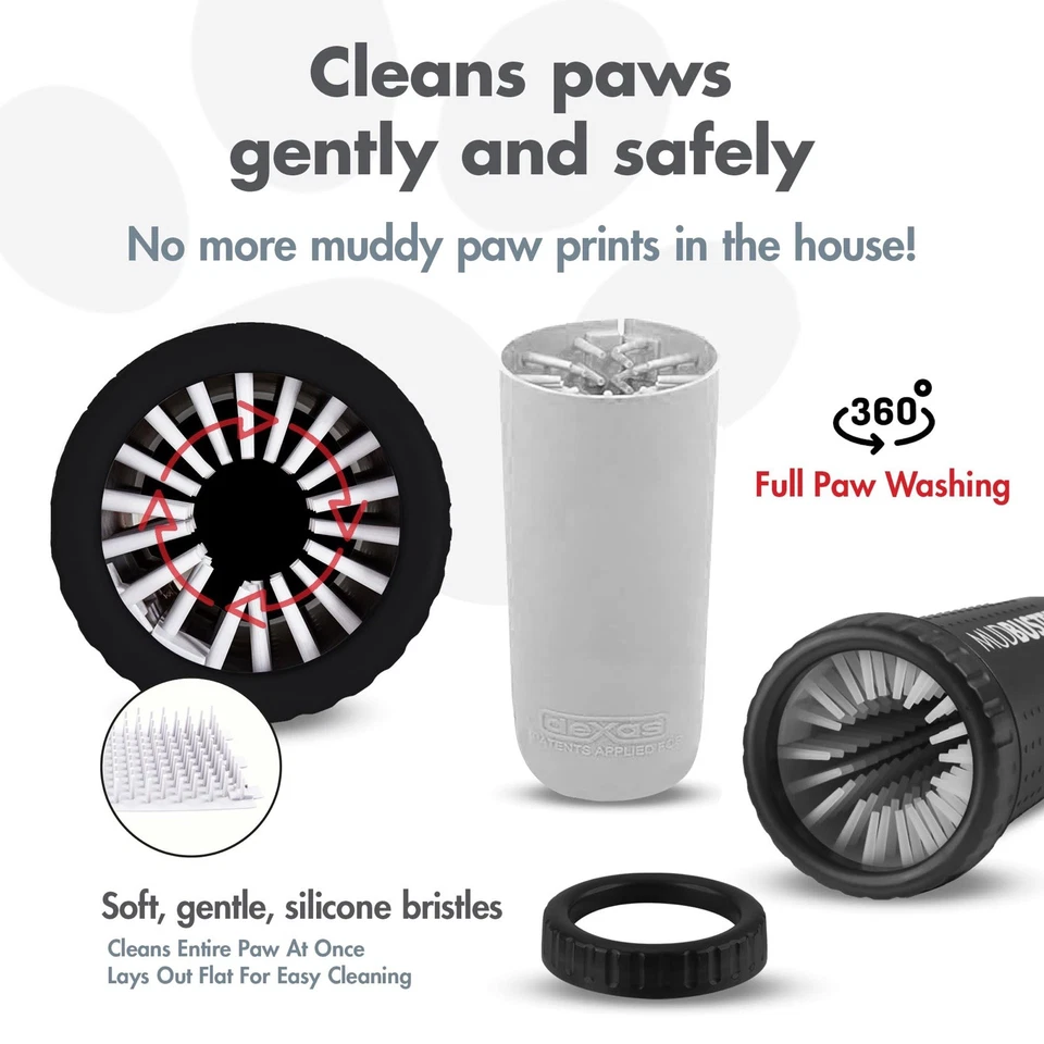 Dexas Mudbuster Dog Paw Cleaner Medium Easy Mess Free Cleaning For Dogs - Image 4 of 4