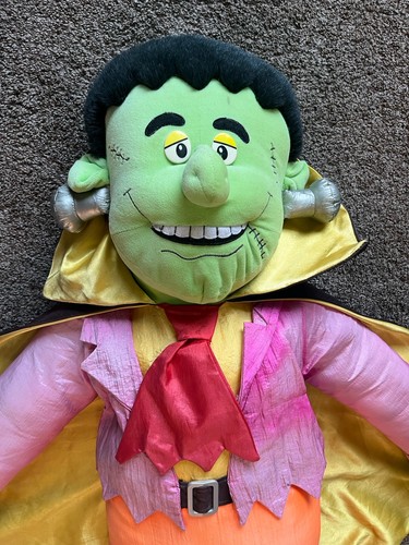 VINTAGE PARACADUTE PELUCHE FRANKENSTEIN HALLOWEEN GRANDE Tb Giocattolo Trading Co - Foto 2 di 4