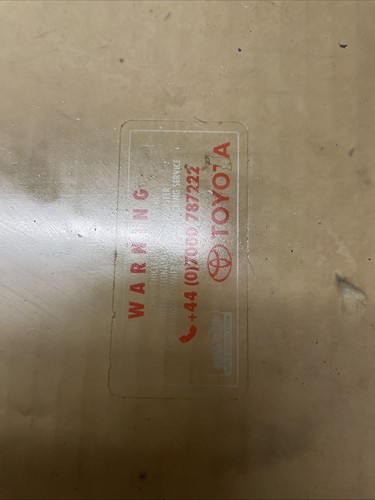 ISUZU D-MAX DOOR GLASS WINDOW Left FRONT Passenger Single CAB 2012-2020 - Picture 4 of 4