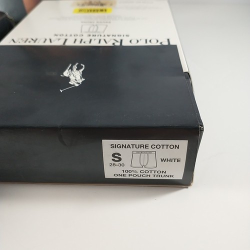 Vtg POLO RALPH LAUREN Cotton Pouch Trunk Underwear White Sz Small 90’s (3 TOTAL) - Picture 2 of 5