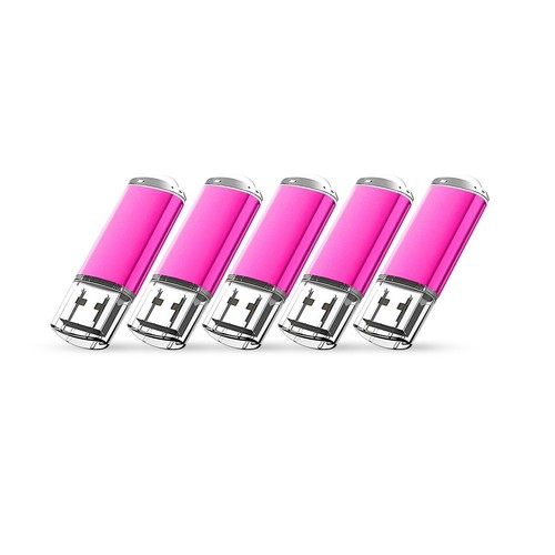 5 x clé USB 2.0 rose clé mémoire support de stockage lecteur flash USB 16 Go - Photo 4/7