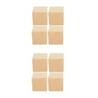  2 Count Furniture Risers for Sofas Bed Raising Blocks Desk Raisers