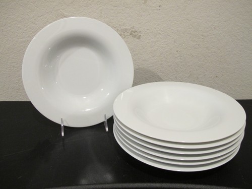 (7) Rosenthal Studio Line (Linea) White Rim zuppiera 9 3/8"