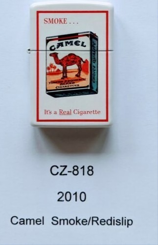 CAMEL ZIPPO CZ 818 CAMEL 2010 REDISLIP JOKER 2 SIDED 100 MADE Lighter Poker - Picture 2 of 12