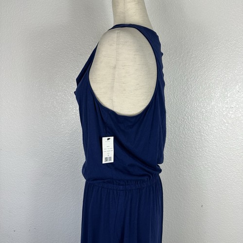 Soft Joie Maxi Dress Women Large Balen Atlantic Bue Cowl Neck Sleeveless Knit - Picture 5 of 11