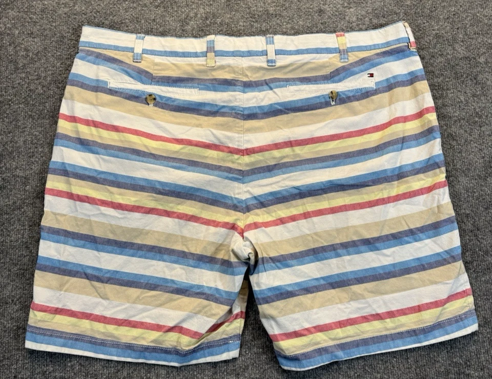 Pantalones Cortos Hombre Tommy Hilfiger 42 Rayas Informales Algodón Multicolor Foto 3 de 4
