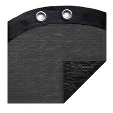 30' Round Above Ground Swimming Pool Winter Cover 20 Year - Charcoal