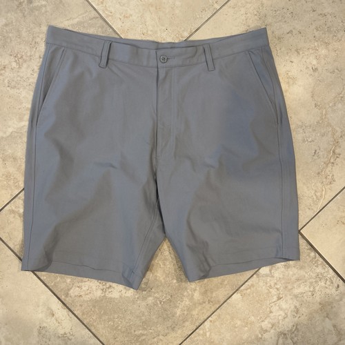 FootJoy Pace 9" Innennaht Golfshorts Herren 38 grau 4-Wege-Stretch flache Vorderseite Komfort - Bild 2 von 8