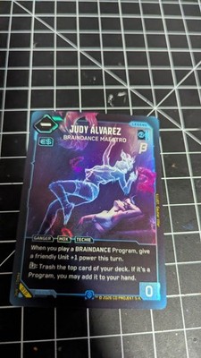 Cyberpunk TCG Beta Stamped Judy Alvarez