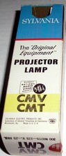 Vintage Sylvania Projector Lamp Blue Top Bulb CMV CMT 300W 125V NEW NOS