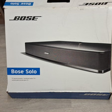 Bose Solo Soundbar Black Wired w/ Remote Optical TOSLINK Stereo RCA