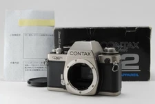 CONTAX S2 60th 60 Years Model 35mm SLR Film Camera Body Box 9674