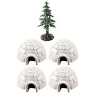 Mini Miniature Trees for Crafts Ice Photo Ornament Figurines