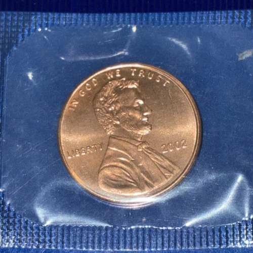 2002-P Lincoln Memorial Cent — photo from another recent sale