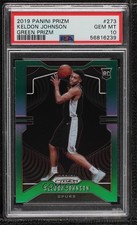 2019-20 Panini Prizm Green Keldon Johnson #273 PSA 10 GEM MT Rookie RC