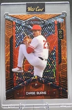 Chase Burns /20 2024 Wild Card Alumination Rookie RC Orange Laser Cincinnati SSP