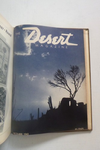 Desert Magazine, 1943 complete set of 12 issues. (hardcover, 1943) - Picture 4 of 7
