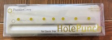 NEW Official Franklin Covey 7 Hole Paper Punch Classic Size 5.5" x 8.5" NIOB