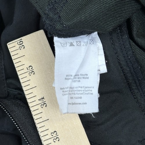 Pantaloncini donna Fjallraven 32-33 neri 9" G-1000 Nikka cargo escursionismo vita media - Foto 5 di 13