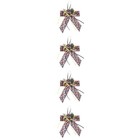 4 Count Halloween-dekoration Schleifen Baumschmuck Halloween-Ornamente