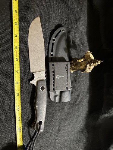 Boker Plus VoxKnives Rold Camp Knife Fixed 6.13" D2 Stonewashed Blade - Picture 3 of 6