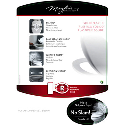 Bemis Pop Kit, Toilet Seat Labels For All Items In 2022 8' Planogram, CTB / Reta - Picture 1 of 1