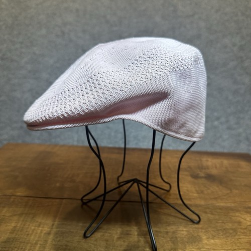 Kangol Light Pink Tropic Ventair Flat Cap Size Large Beret Boho Golf Preppy - Picture 4 of 10
