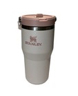 Stanley Rose Quartz Flip Straw 20 oz Tumbler (with Straw)