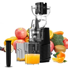 Cold Press Juicer, Masticating Juicer 350w Slow Juicer Machines with High Juice