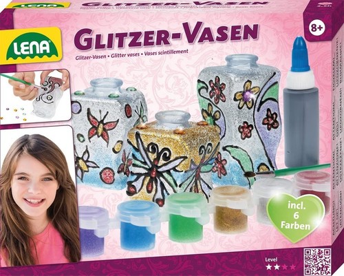 Glitzer Vasen basteln - Lena - Bild 1 von 5
