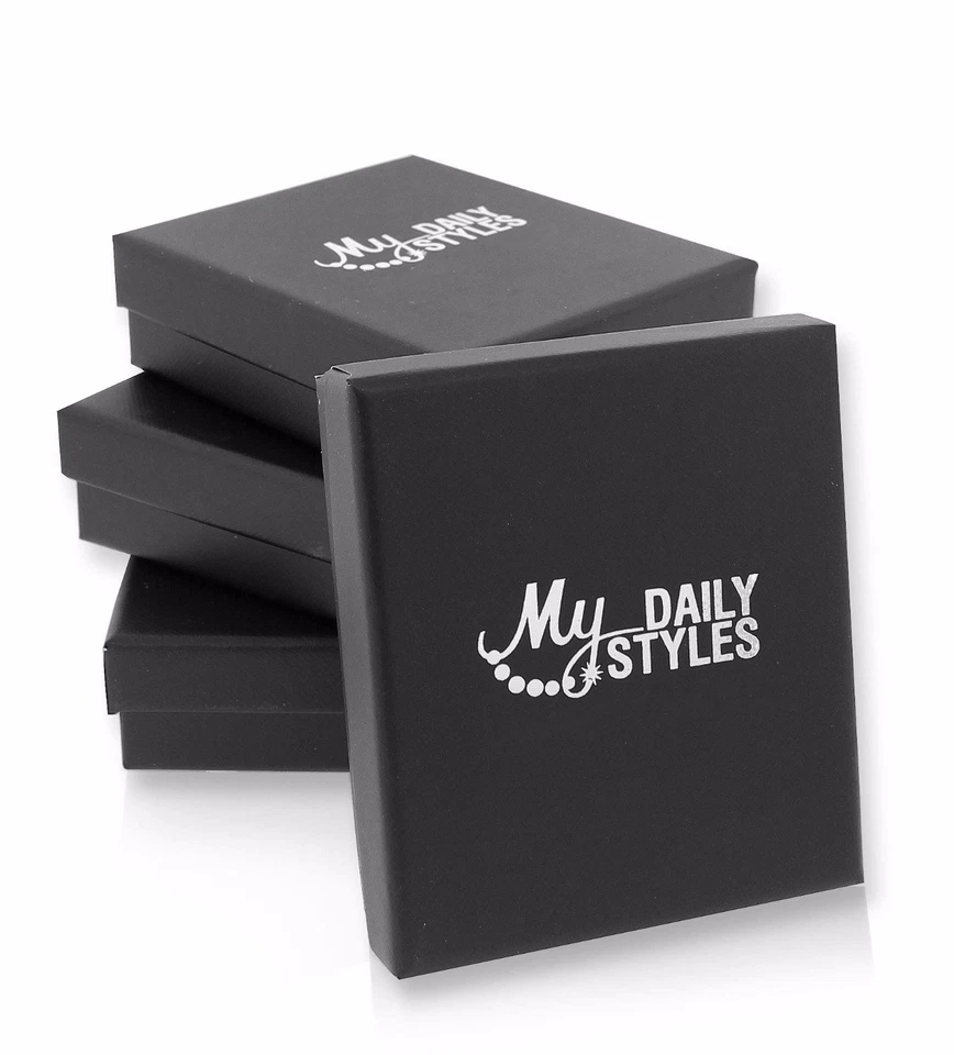 Серьги-кольца круглые из нержавеющей стали розовое золото белый прозрачный фианит, 0,85 дюйма - Изображение 3 из 3