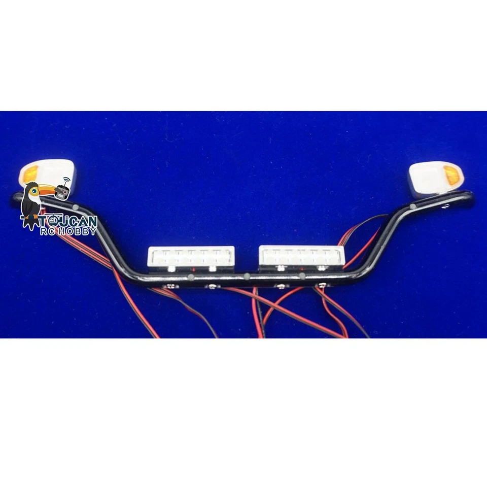 LED Lampen Aluminium Bar Licht für 1/14 RC Traktor Truck 56323 56371 770S Autos - Bild 2 von 3