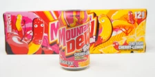 Mountain Dew Zero Sugar Cherry Lemon flavored Trolli, 12.0 fl oz, 12 Cans