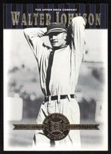 2001 Upper Deck Hall of Famers  #39 Walter Johnson