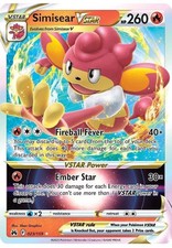 Simisear VSTAR 023/159 Crown Zenith Holo Pokemon TCG