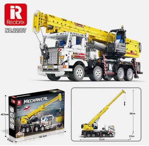 Gru tecnica blocchi di bloccaggio camion Reobrix 22007 R/C Controller 2206 pezzi motore - Foto 1 di 11