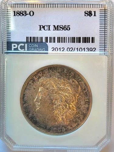 1883-O  PCI MS-65   Obverse Toned/Reverse Brilliant   Morgan Silver Dollar. #305