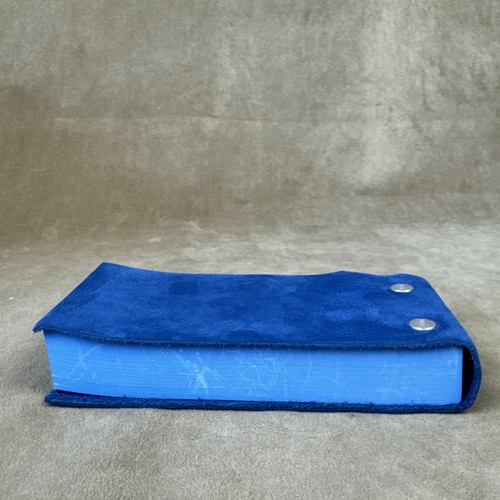 Flip Notepad Suede Leather Cover 6.5"x3.5" Refillable ~Graphic Image, Journal - Picture 4 of 13