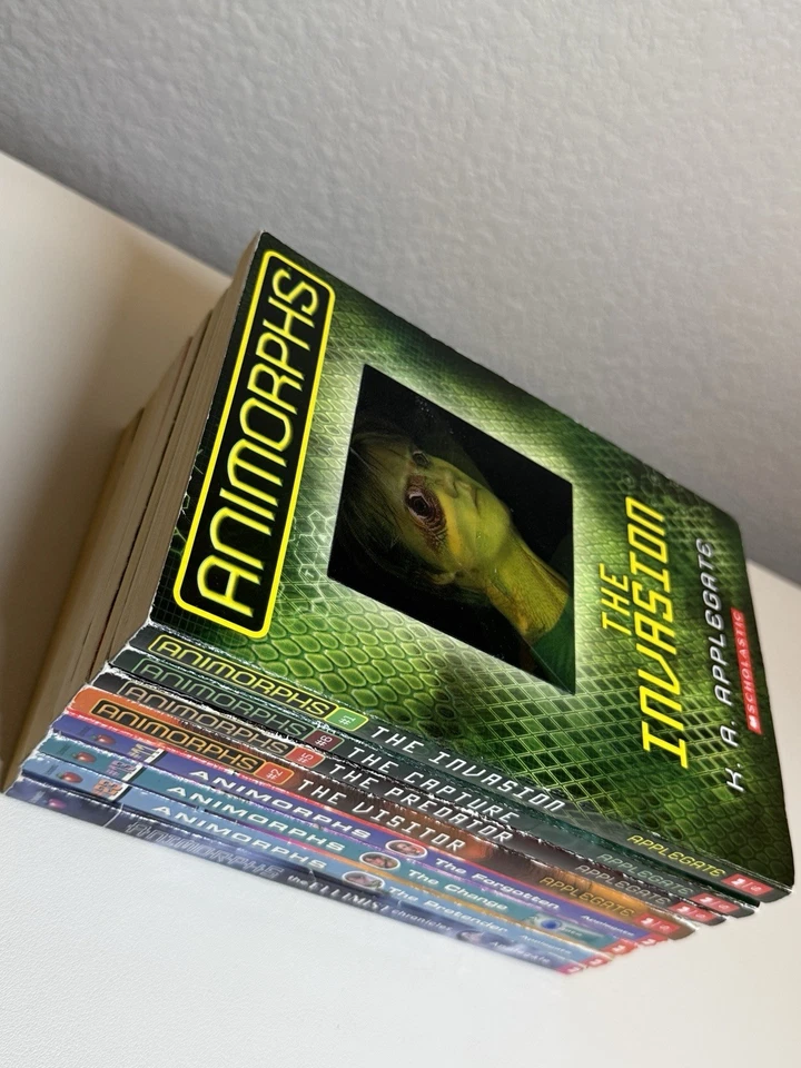Animorphs Lot of 8 (4 with Hologram Cover) K.A. Applegate Scholastic W Bookmark! Foto 4 de 4
