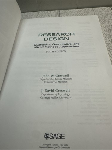 Research Design : Qualitative, Quantitative, and Mixed Methods Approaches by... - Picture 3 of 13