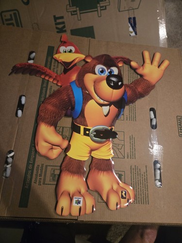 N64 Banjo Kazooie Promo Store Display Aufsteller - Bild 1 von 2