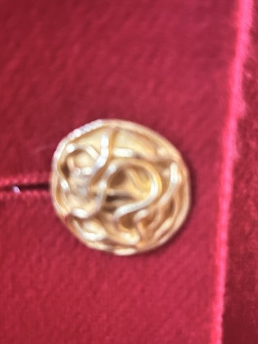 Oleg Cassini Red 100% Wool Blazer Size 16 Gold Buttons Vintage 80’s Bust 44” EUC - Picture 4 of 10