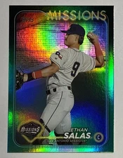 Ethan Salas 2024 Topps Pro Debut Image Variation Green #PDC-153 Padres Rookie