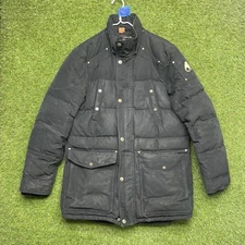 Moose Knuckles 3Q Jacket Mens XL Goose Down Puffer Zip Up Long Hiking Outdoor