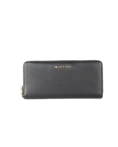 Michael Kors Jet Set Travel Large Zip Wallet Women Black